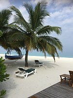 Wasservilla Terrasse