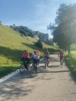 In der Gruppe radeln - macht immer Spass