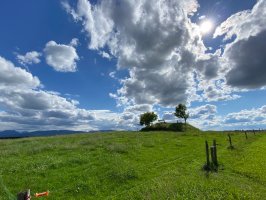Unser Radltour-Leiter hat immer schöne Plätzchen mit herrlichem Ausblick 