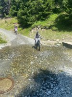 traumhafte Abfahrt vom Bergkastell Richtung Plumort Trail